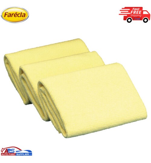 G Plus Farecla Microfibre Finishing Cloth -FC-3 Polishing Cloth - Pack of 3